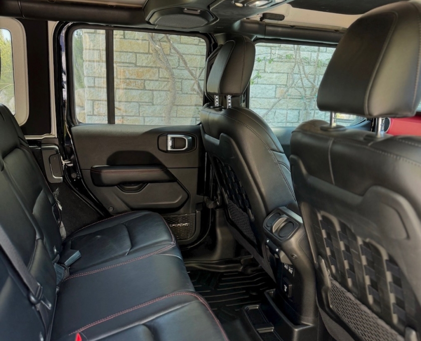 Jeep Wrangler Interior Clean